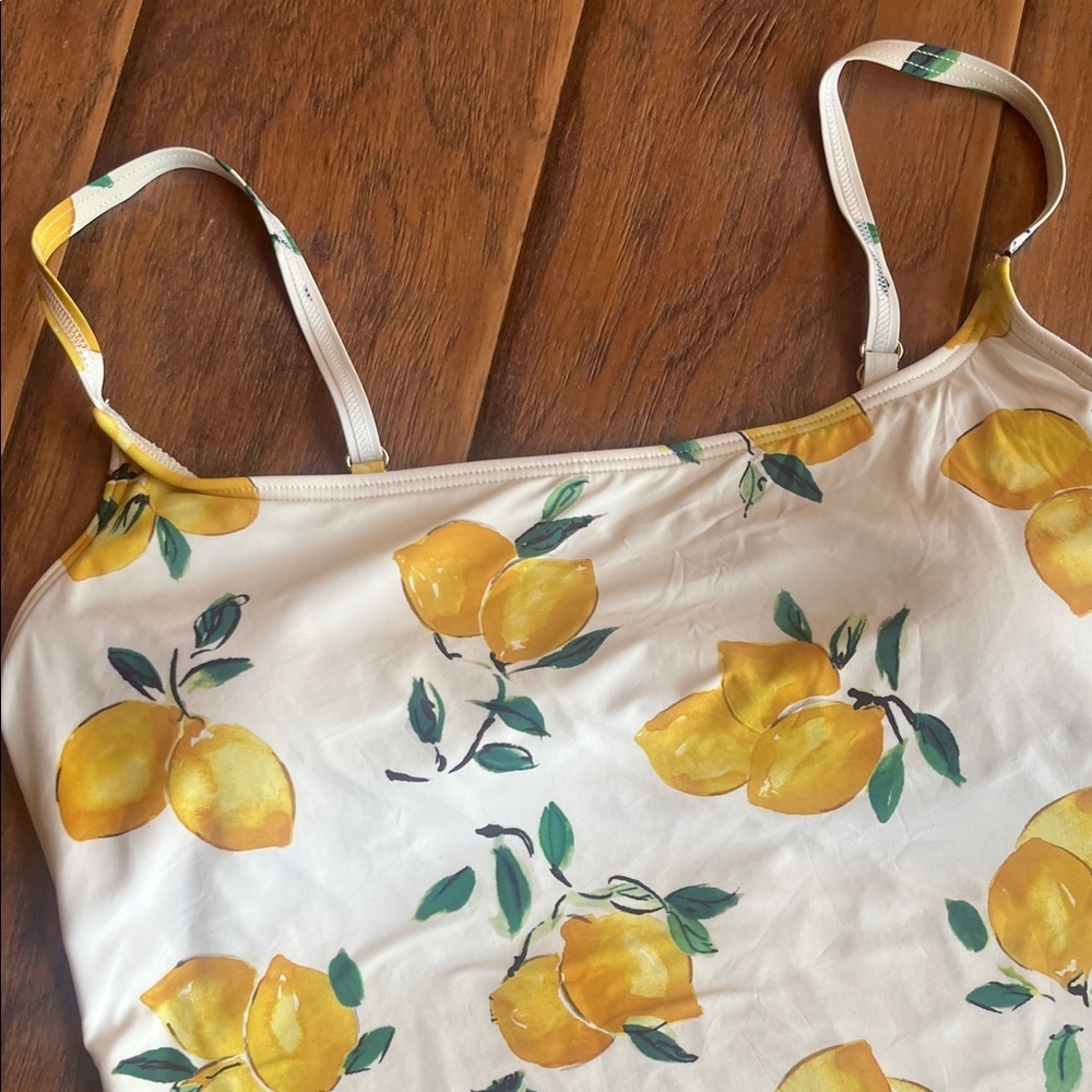 Kate Spade Lemon Print Swimsuit - Size XLT - Picture 5 of 12
